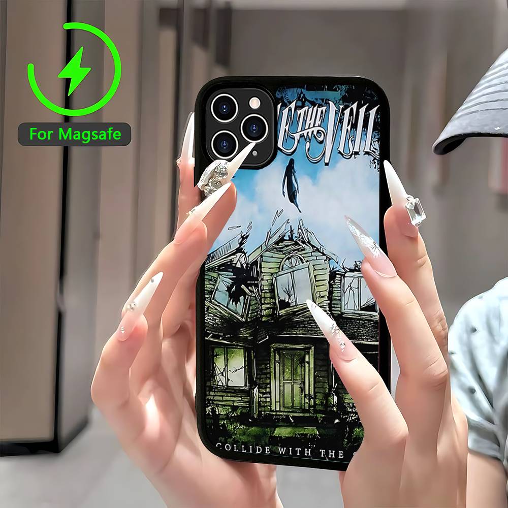 

P-Pierce The Veil Band For Magsafe Case For IPhone 17 16 Pro Max 15 14 Plus 13 12 11 Wireless Charging Phone Cover iPhone 15 plus