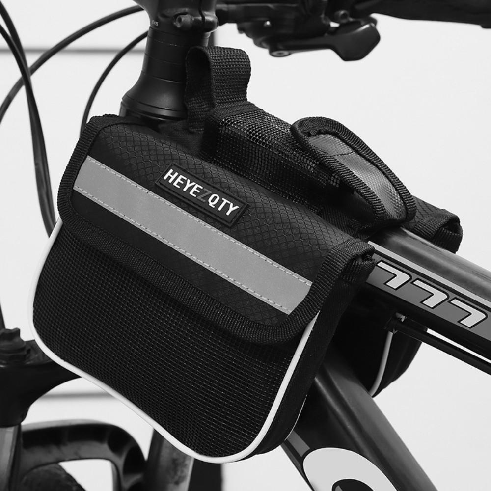 Large Capacity Bicycle Saddle Bag Waterproof Mountain Bike Crossbar Bag Cycling Accessories