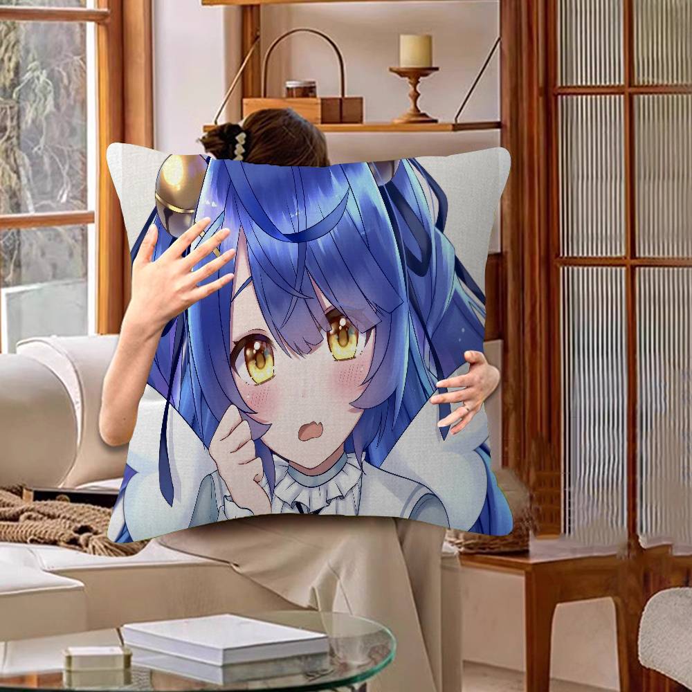 Hololive Amamiya Kokoro Anime Jeu Oreiller Cadeau Décoration Maison Bureau Oreiller Chambre Canapé Voiture Housse de CoussinHousse d'Oreiller