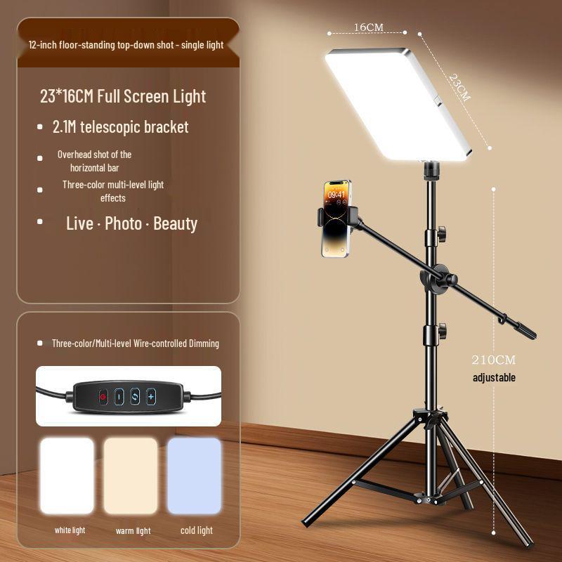 Panou profesional de lumină LED pentru streaming live și fotografie de interior