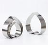 2 pcs set 4 5 6 7 8 9 10 12 14 inches 5cm Height 304 Stainless Steel Heart shape Mousse Ring Cake Mold Tiramisu DIY baking tool