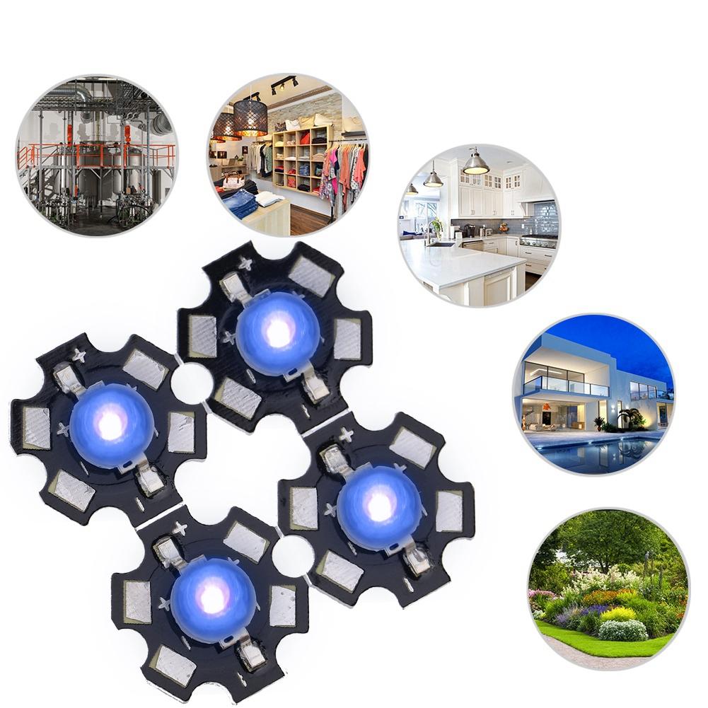 AXD-3W High Power UV Purple LED Lamp Beads Diode Chips With Aluminium Base