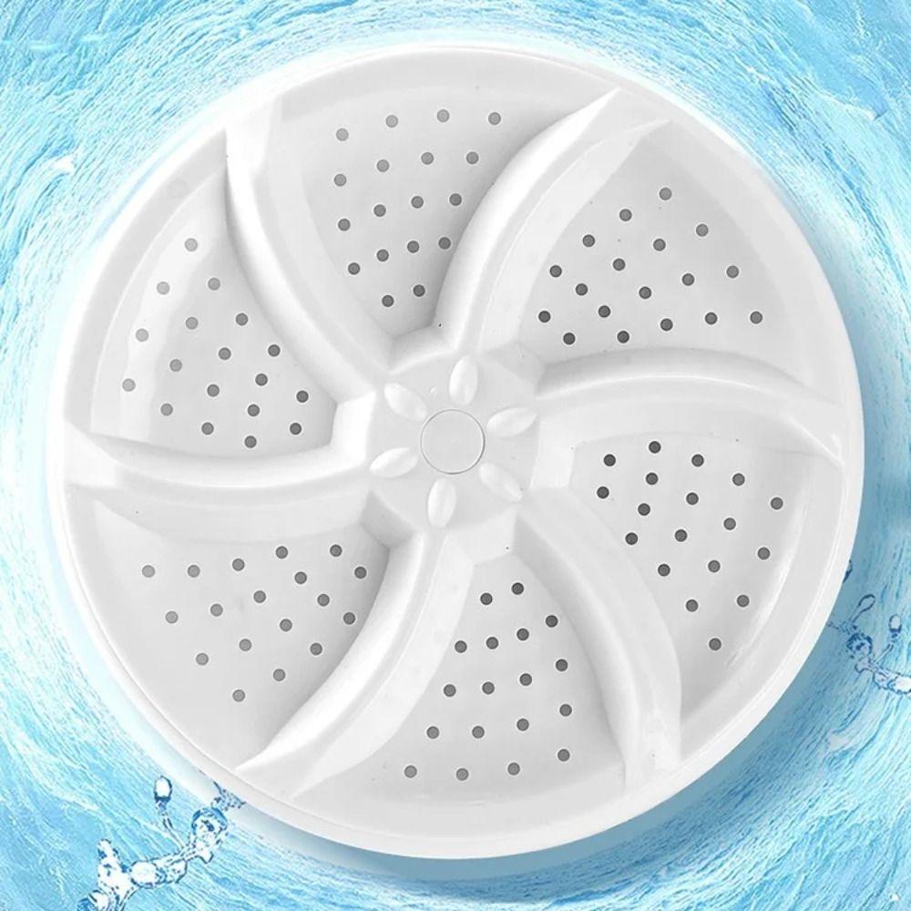 Portable Mini Washing Machine Two-way Rotating Turbine Turbo Washer Travel