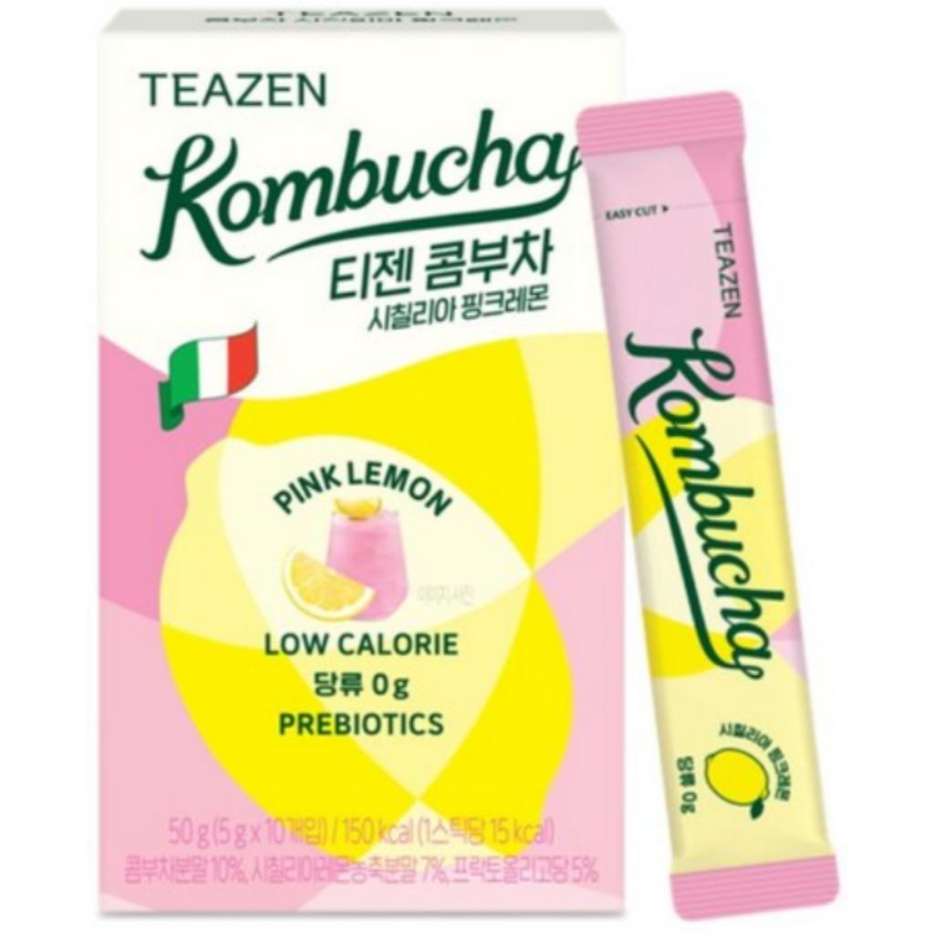 

[TEAZEN] Kombucha Tea Sicilian Pink Lemon 10EA