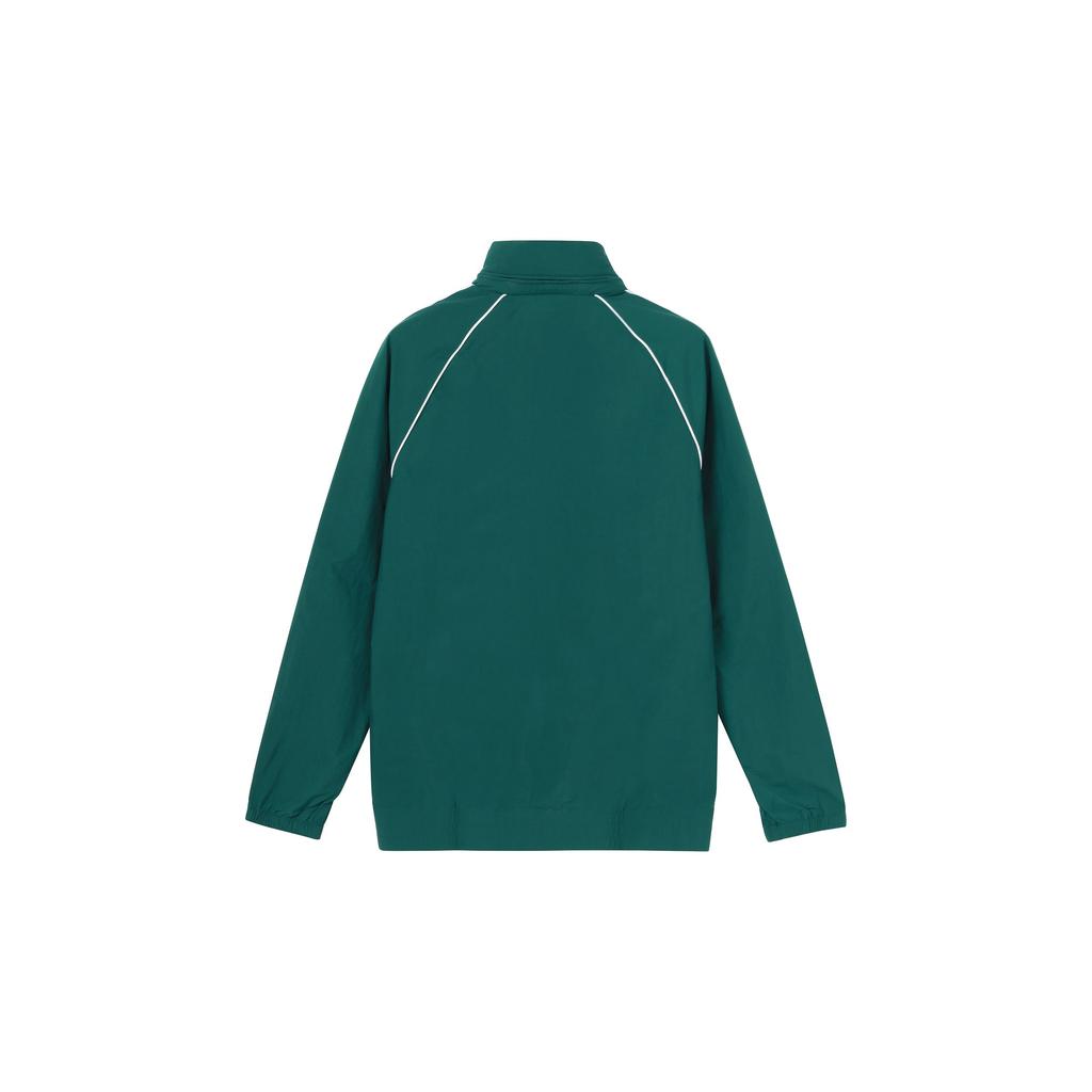 Adidas Originals Trefoil Logo Colorblock Striped Sports Jacket Men Jacket Green CW1311