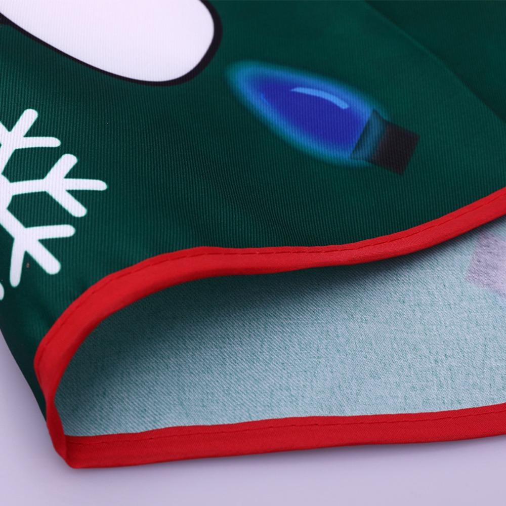 Christmas apron, Christmas cosplay, decorative props, restaurant staff decorative apron, Santa Claus outfit