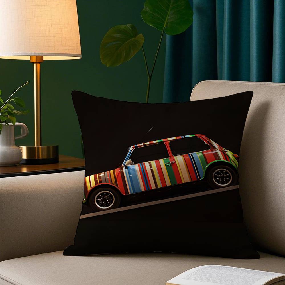 

S-Smith fashion P-Paul Pillow Case Short Plush Print Cushion Cover Square Throw Pillow Covers Sofa Home Decor 12x12Inch