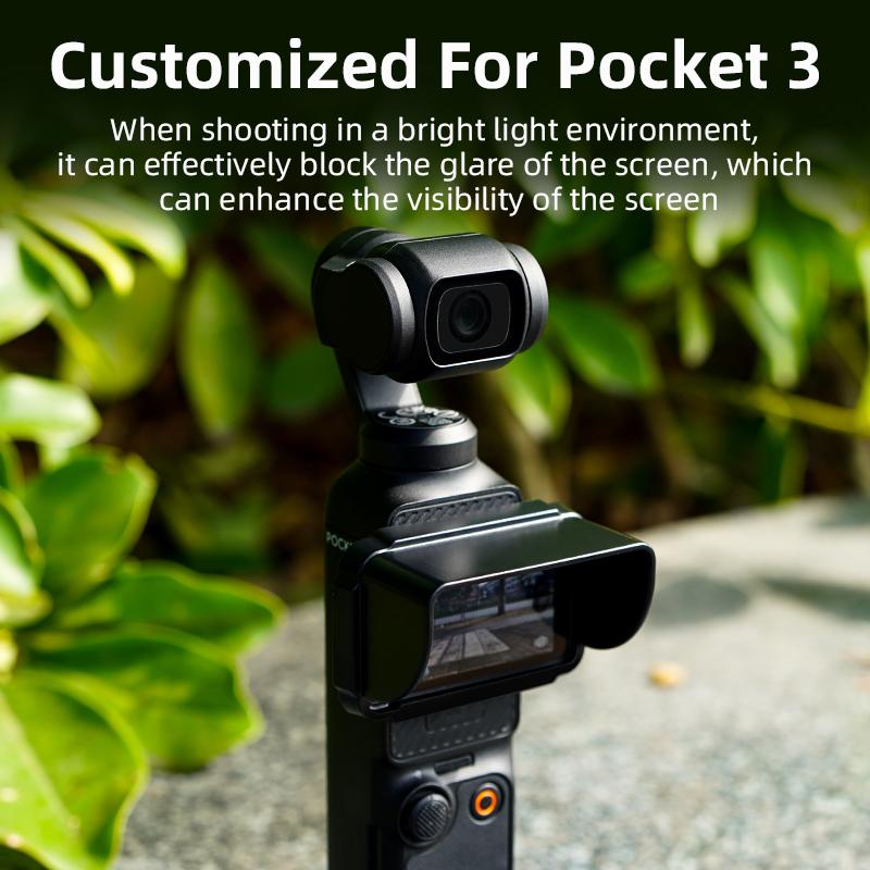 Sun Shade for DJI Osmo Pocket 3 Screen Sun Hood Portable Cover Handheld Gimbal Camera Accessories