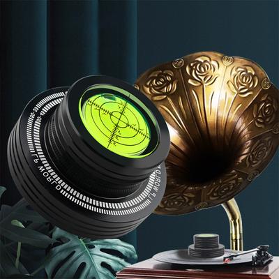 Vinyl Disc Turntable Weight Clamp Aluminum Alloy Record Turntables Weight Stabilizer with Level for Record Player Accessories