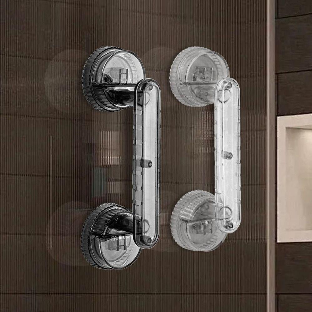 Removable Suction Cup Door Handle Anti-slip Bathroom Shower Auxiliary Handle Bathtubs
