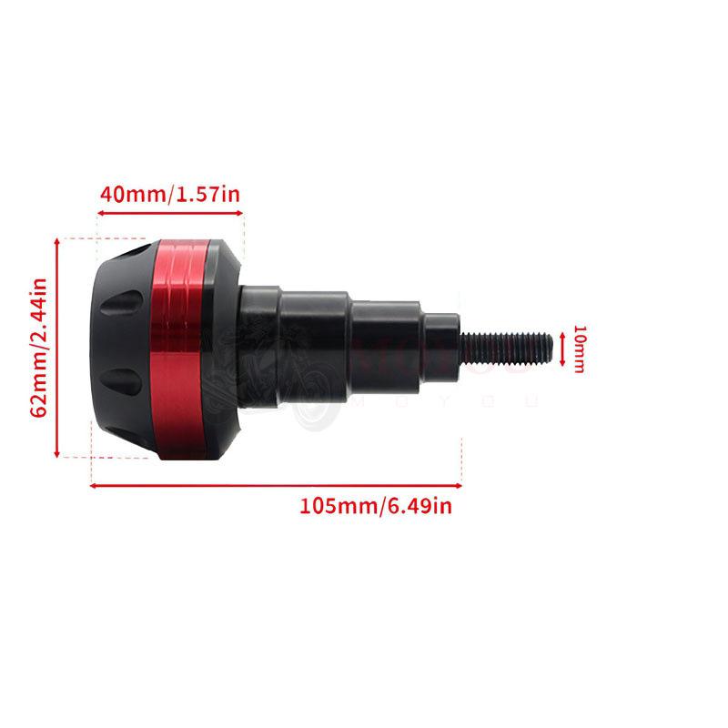 Kryt motoru motocyklu proti pádu a kolizi, ochranný slider