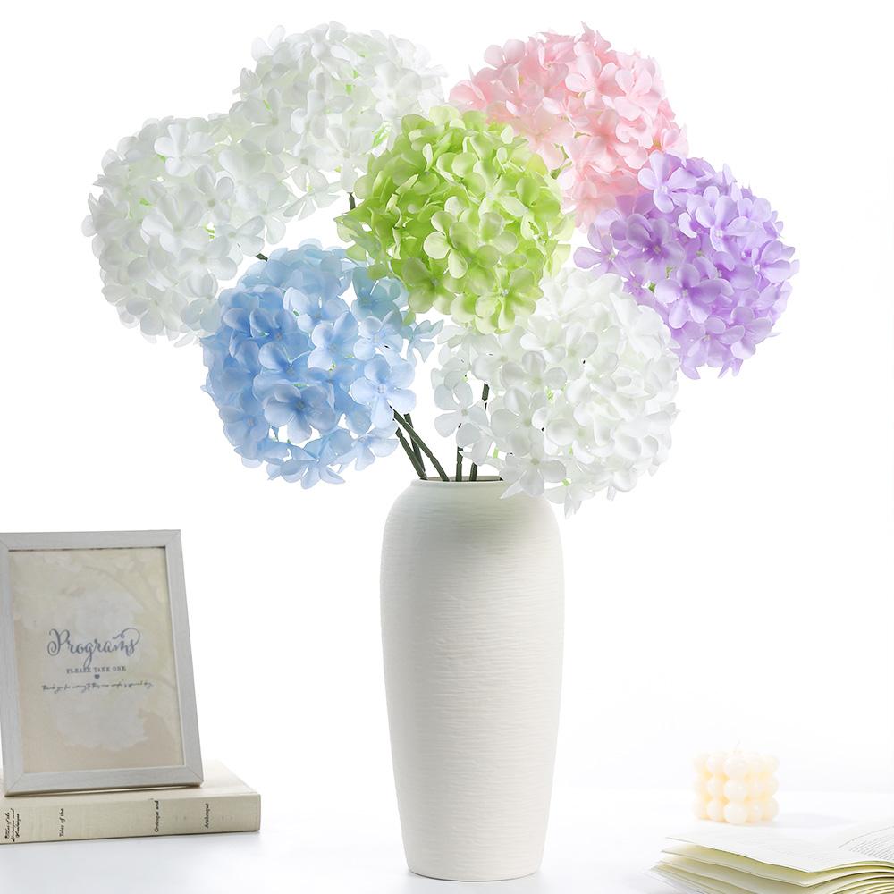 1/3Pcs Hydrangea Artificial Flowers Bouquet Fake Flower for Home Room Decor Garden Wedding Decoration Vase Flower Arrangement