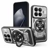 Multi-functional Rotatable Metal Ring holder Magnetic Case for Xiaomi 15T Pro 15t Mi 17 Pro Max 15 Ultra 14T Pro 14 ultra Cover