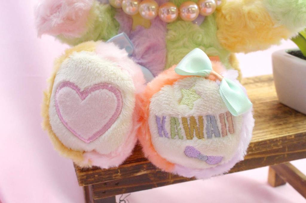KAWAII Bear Pastel Hand Puppet