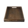 Decorative Wood Serving Tray for Ottoman Coffee Table Creative and Practical