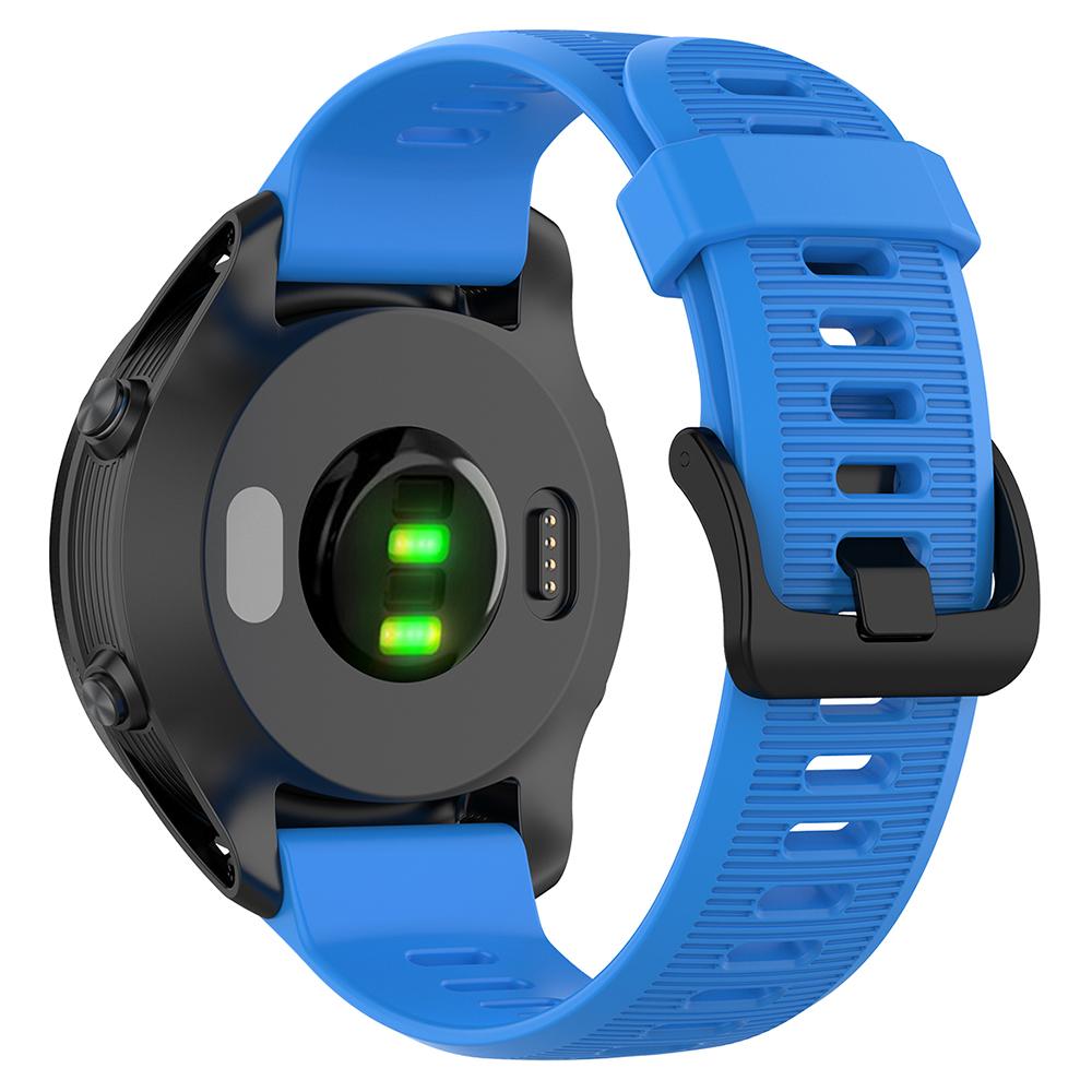 For Garmin Forerunner 945/935 Replacement Wrist Band Steel Buckle Textured Silicone Watch Strap