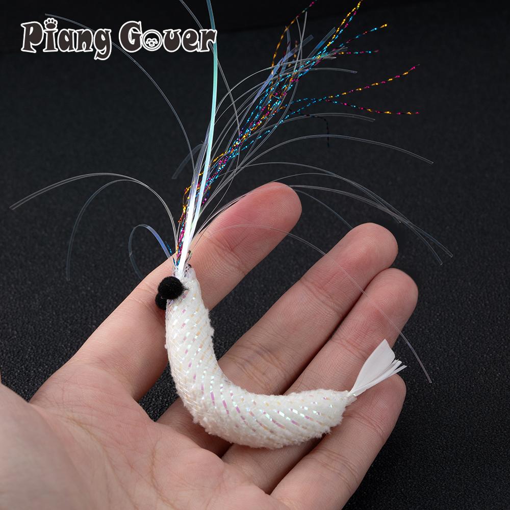 

Tassel Artificial White Cat Toy Teaser Stick for Changing Heads Pet Toys Wand Accessories 3pcs белый