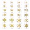 Happy New Year Christmas Wall Winter Snowflake Window Glass Stickers Merry Christmas Decors