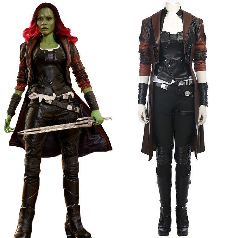 Kostium Cosplay Gamory Strażników Galaktyki Zestaw na Halloween i Karnawał