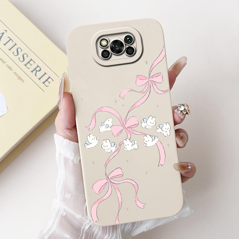 Phone Case For Xiaomi Poco X3 Pro Cases Simple Pattern Shockproof Back Cover Soft TPU For Xiaomi Poco X3 PocoX3 NFC Case Bumper