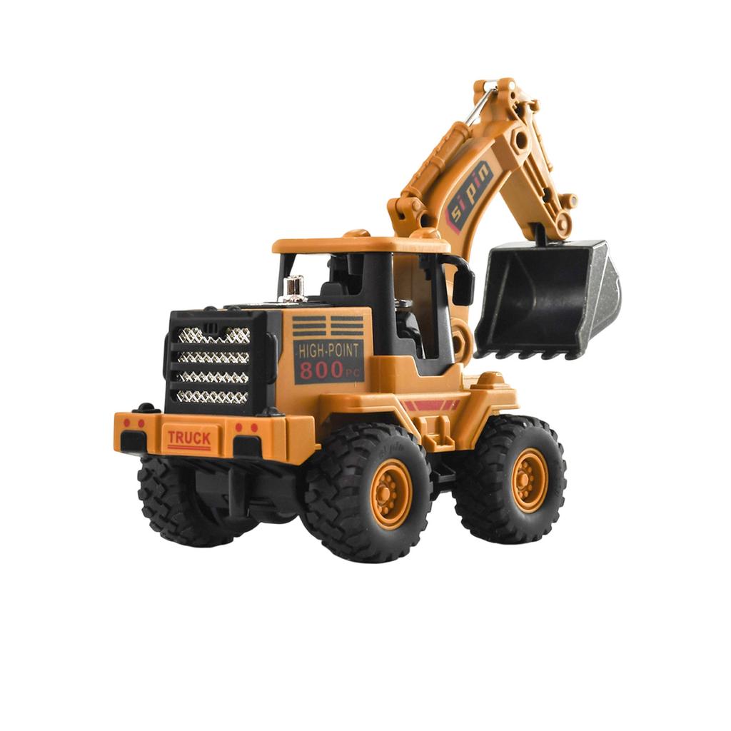 Simulation Alloy Excavator Children's Excavator Engineering Vehicle Toy Boy Baby Bulldozer Toy Car