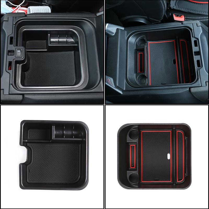 For Land Rover Discovery 4 LR4 2010-2016 Central Control Armrest Box Storage Box Tray Compartment ABS Car Interior Accessories
