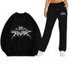 Sweatshirt Imprimé Stray Kids & ATEEZ Pantalon Large Ensemble Tenue Casual Couple Unisexe