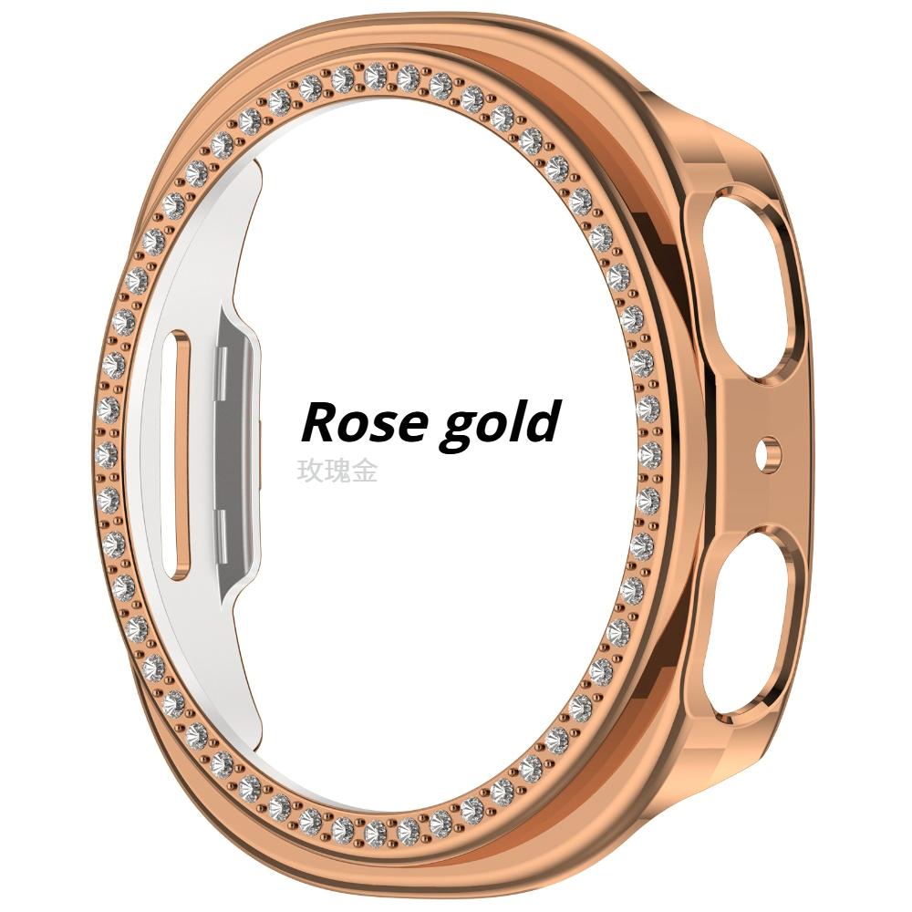 Bling Diamant Hülle für Samsung Galaxy Watch 8 40mm 44mm Zubehör Hohl PC Mauerwerk Schutz Stoßstangen Schale für galaxy watch 8 Abdeckung 46mm