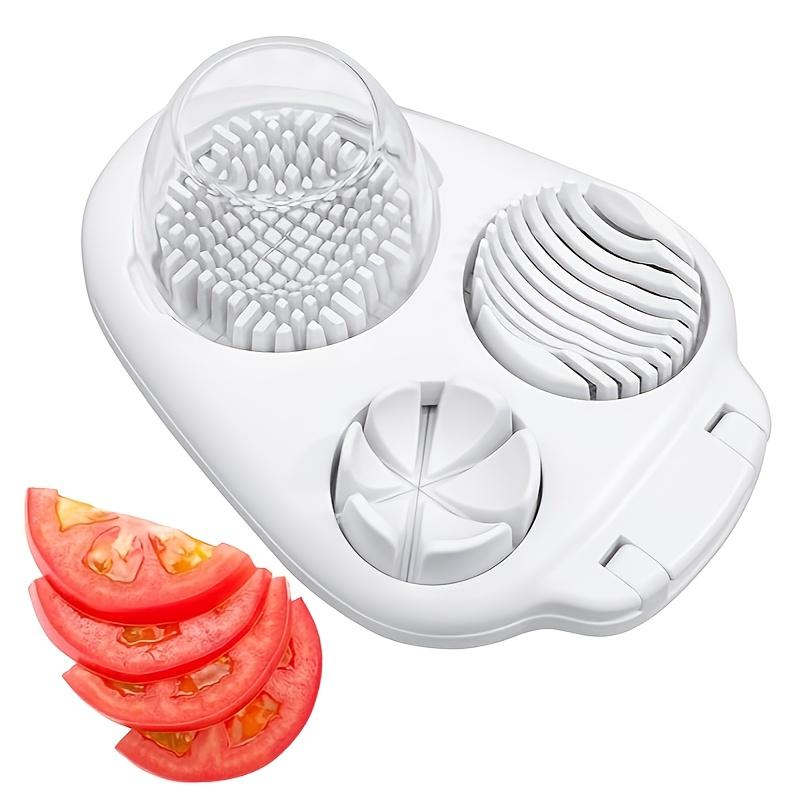 3 in 1 Stainless Steel Egg Slicer Multi Function Egg Cutter Wedger Slicing Tool Kitchen Gadget