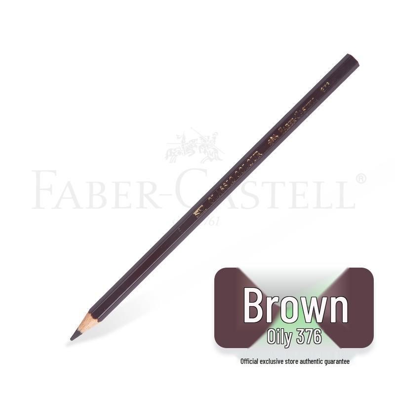 Faber-Castell Art Oil-Based Colored Pencils Set - Red, White, Black, and 60 Single and Complementary Colors.