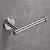 Celbon SUS304 Stainless Steel Toilet Roll Holder, Brushed Finish, Wall-Mounted Bathroom Tissue Holder, for Toilets and Bathrooms