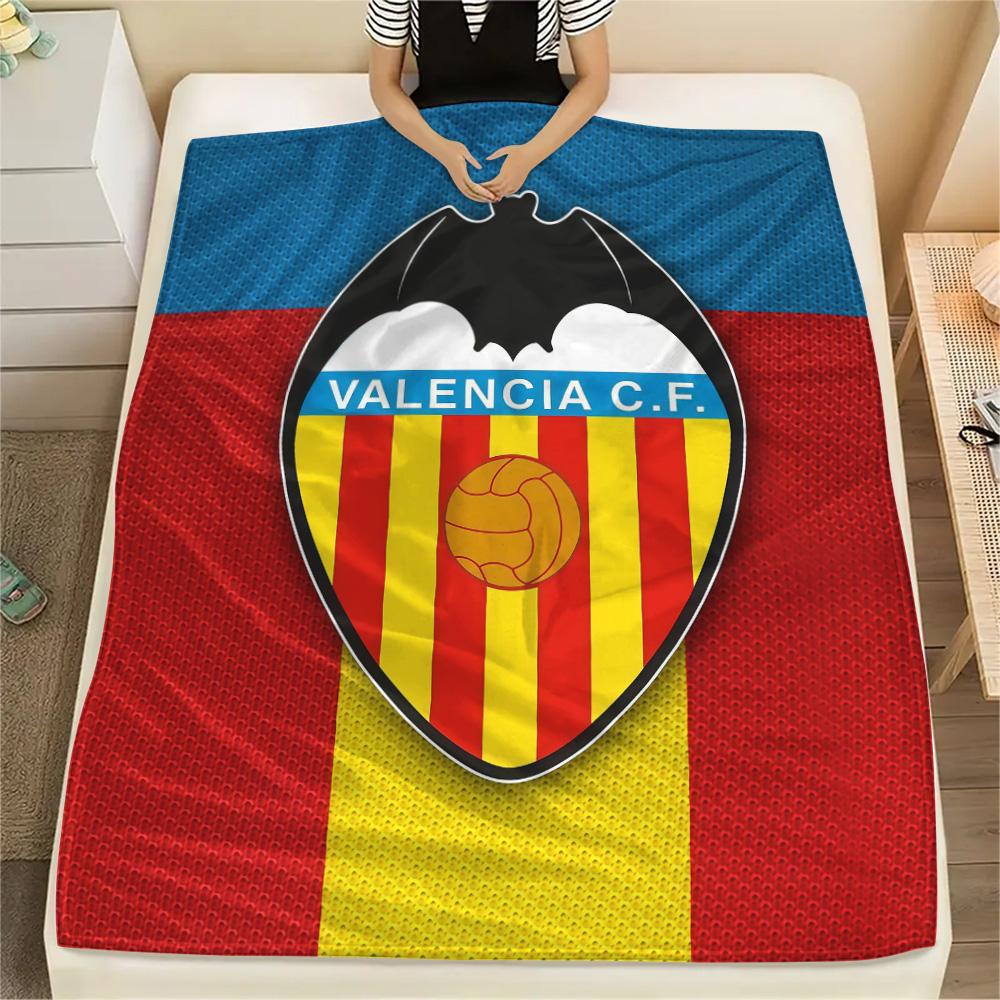 Valencia Club de Fútbol3 Flannel Blanket, High quality Comfortable for All Seasons, Home Decor, Warmth and Comfort
