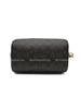 Coach Brown Signature Canvas Mini Rowan Duffle Bag with Leather Trim & Gold Hardware for Daily Use