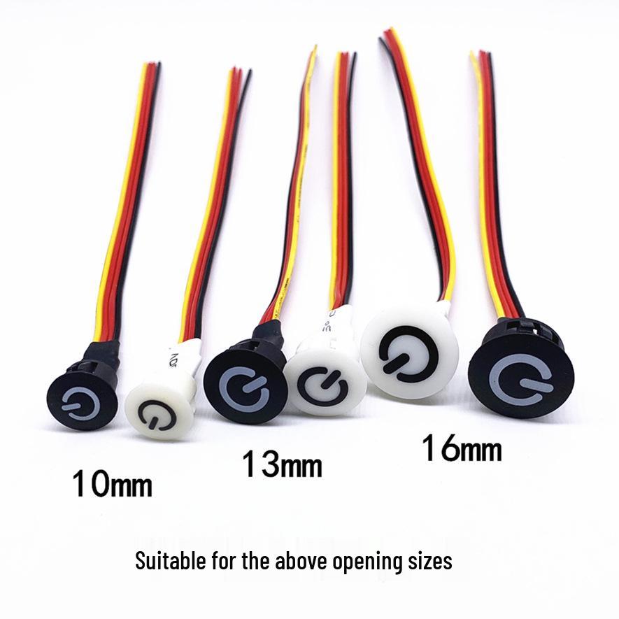 Stepless Touch Button Dimmer Switch with Four-Speed Dimming