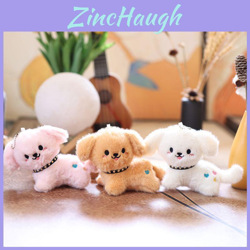 Soft Short Plush Dog Plushie Keyring Gift For Animal Lovers And Kids