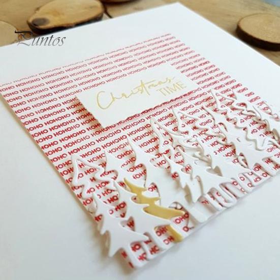 Cutting Die Christmas Tree Exquisite Carbon Steel Multipurpose Die Cutting for Greeting Cards