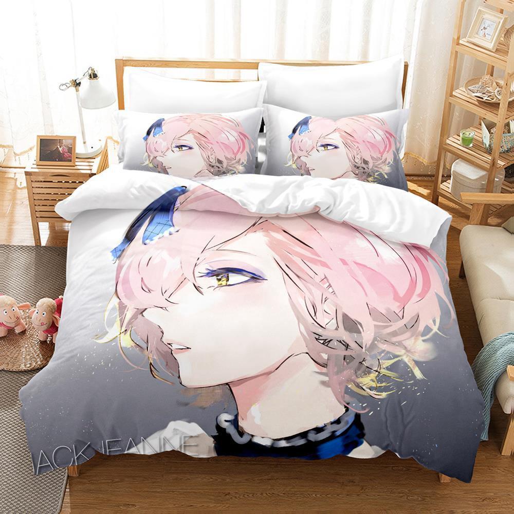 Game Jack Jeanne Bedding Set Single Twin Full Queen King Size Bed Set Adult Kid Bedroom Duvet cover Sets Anime Bed Sheet Set