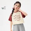 Xiaoyiman Cloud Cotton Girls' Loose Short-Sleeve T-Shirt