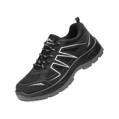 [Kayiyasu] Safety Shoes, 4E, Wide Work Shoes, Men's, Prevents Nails from Pushing Through, Shock Absorption, Anti-Slip Sole, Toe Protection,