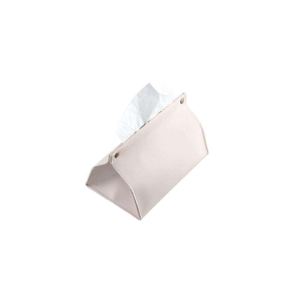 Desktop Bathroom PU Leather Paper Towel Dispenser Napkin Box Wipes Storage Case Tissue Holder