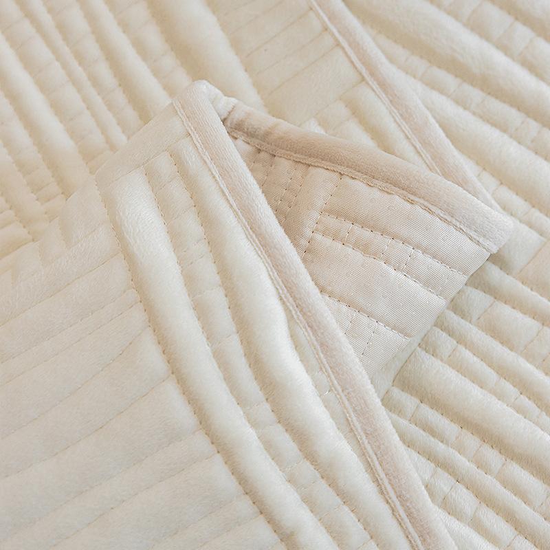 Bankkussen Winter Nieuw Universeel voor Alle Seizoenen Verdikt Pluche Antislip Anti Kattenkrab Frans Crème Stijl Zitkussen Leer