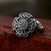 New Vintage Nordic Viking Celtic Knot Ring for Men Women Fashion Stainless Steel Cross Rings Creative Amulet Jewelry Wholesale