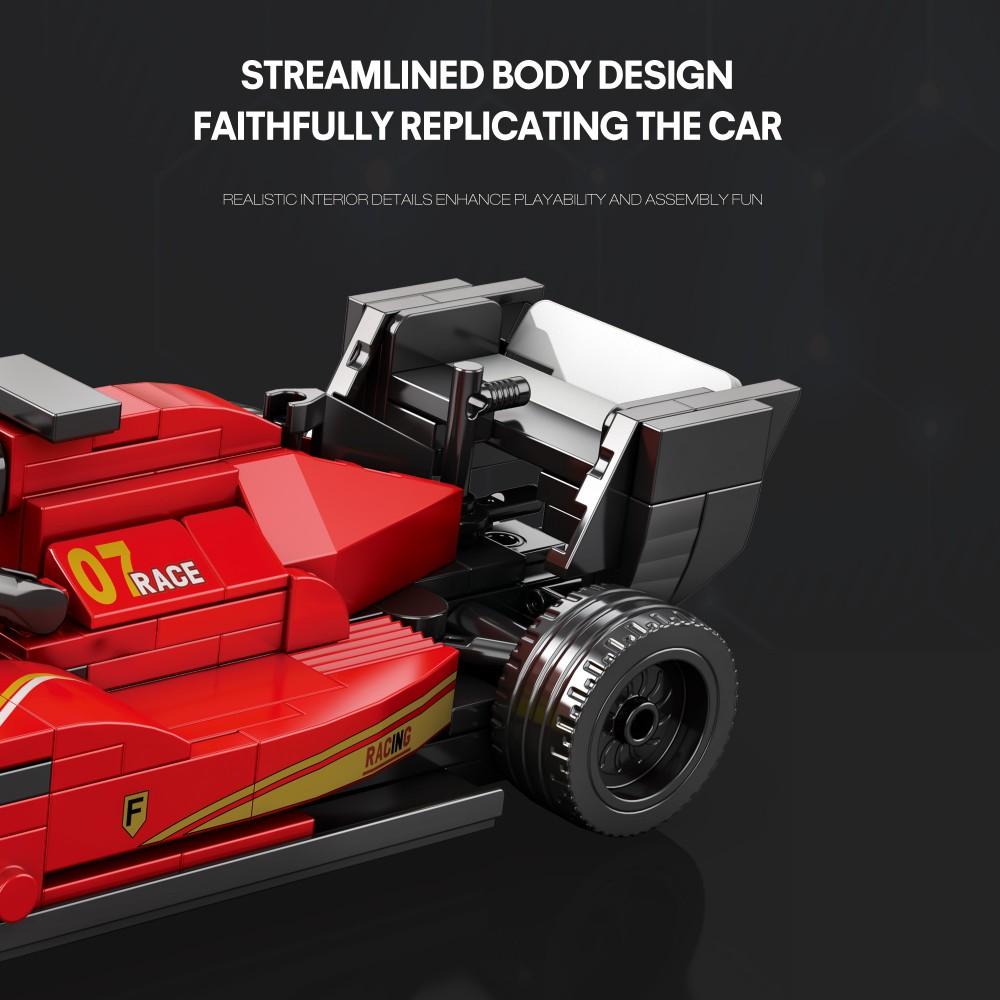 245PCS Formula Racing Car Building Blocks 1:24 Vehicle Model Bricks Desktop Ornaments Children DIY Assembly Toys Holiday Gifts
