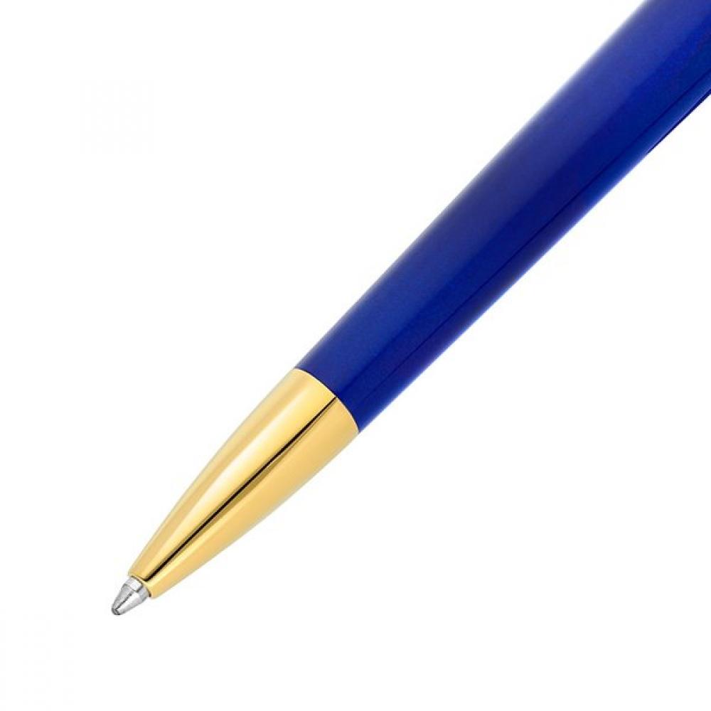 S.t. Dupont 24 Libert Ballpoint Pen Lacquer Navy Gold Cb465222g