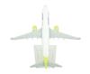 TANG DYNASTY 16cm Korean Jinair B737 Alloy Airplane Model Toy 1/400