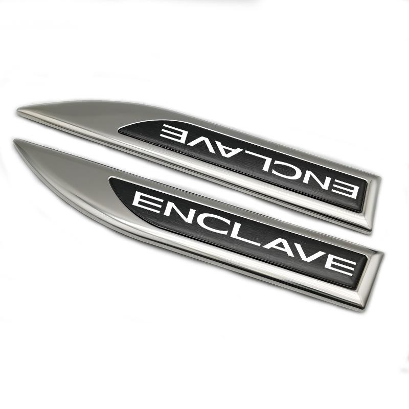 Universell Buick Sidomarkeringsblad Utseende 3D Självhäftande Dekorativ Klistermärke