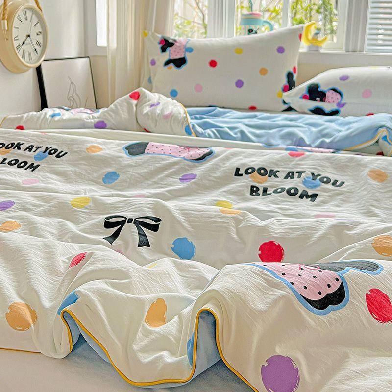 

Летнее ультрамягкое одеяло, пригодное для машинной стирки, летнее прохладное одеяло для кондиционирования воздуха, односпальное тонкое одеяло для общежития 150x200cm