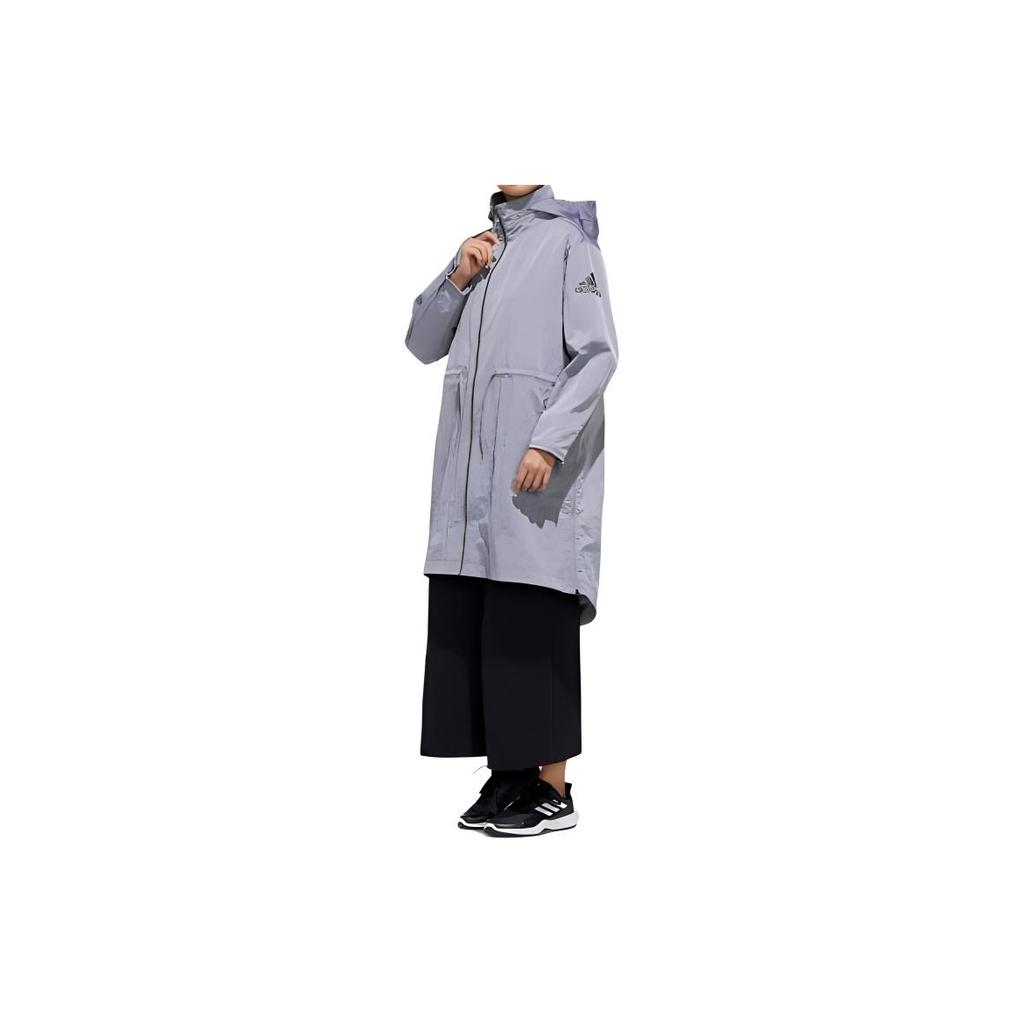 adidas Woven Travel Jacket Women Jackets Light-Gray FM9298