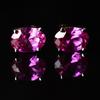 CERTIFIED Natural Pink Ruby Oval Gems Earring Pair 8.40 Ct 925 Starling Silver MY.ER-27-NS