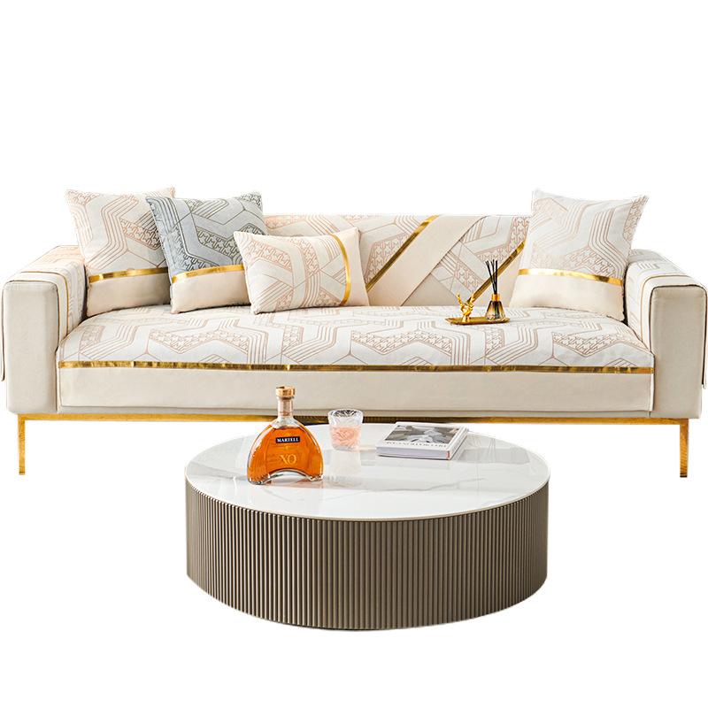 Sofa Cushion High-Grade Non-Slip Sofa Cover Anti-Scratching Non-Stick Fur Four Seasons Universal Sofa Cover Cover